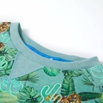 Bluzon pentru copii, verde melanj deschis, 128