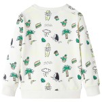 Bluzon pentru copii, ecru deschis, 104 Bluzon pentru copii, ecru deschis, 104