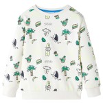 Bluzon pentru copii, ecru deschis, 104 Bluzon pentru copii, ecru deschis, 104