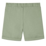 Pantaloni scurți pentru copii cu șnur, kaki deschis, 116