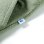 Pantaloni scurți pentru copii cu șnur, kaki deschis, 128