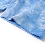Pantaloni scurți pentru copii cu șnur, albastru pal, 104