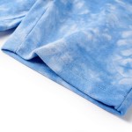 Pantaloni scurți pentru copii cu șnur, albastru pal, 140