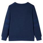 Bluzon pentru copii, bleumarin melanj, 92 Bluzon pentru copii, bleumarin melanj, 92