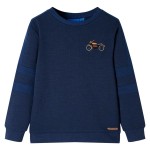 Bluzon pentru copii, bleumarin melanj, 92 Bluzon pentru copii, bleumarin melanj, 92