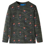 Pijamale pentru copii cu mâneci lungi ninja kaki 92