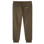 Pantaloni de trening pentru copii, kaki melanj, 128 Pantaloni de trening pentru copii, kaki melanj, 128