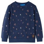 Bluzon pentru copii, bleumarin melanj, 92 Bluzon pentru copii, bleumarin melanj, 92