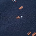 Bluzon pentru copii, bleumarin melanj, 92 Bluzon pentru copii, bleumarin melanj, 92