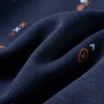 Bluzon pentru copii, bleumarin melanj, 92 Bluzon pentru copii, bleumarin melanj, 92