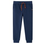 Pantaloni de trening pentru copii, bleumarin melanj, 92 Pantaloni de trening pentru copii, bleumarin melanj, 92