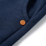 Pantaloni de trening pentru copii, bleumarin melanj, 92 Pantaloni de trening pentru copii, bleumarin melanj, 92