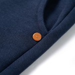 Pantaloni de trening pentru copii, bleumarin melanj, 104 Pantaloni de trening pentru copii, bleumarin melanj, 104