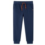 Pantaloni de trening pentru copii, bleumarin melanj, 116 Pantaloni de trening pentru copii, bleumarin melanj, 116