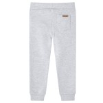 Pantaloni de trening pentru copii, gri melanj, 128