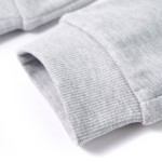 Pantaloni de trening pentru copii, gri melanj, 140 Pantaloni de trening pentru copii, gri melanj, 140