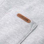 Pantaloni de trening pentru copii, gri melanj, 140 Pantaloni de trening pentru copii, gri melanj, 140