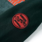 Hanorac cu glugă pentru copii, verde închis, 128