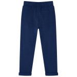 Pantaloni pentru copii cu șnur, bleumarin, 92 Pantaloni pentru copii cu șnur, bleumarin, 92