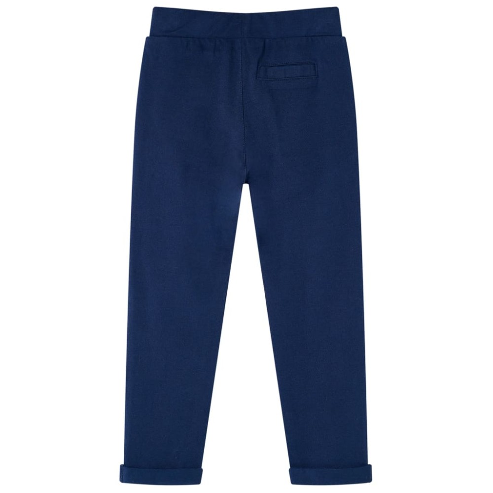 Pantaloni pentru copii cu șnur, bleumarin, 104