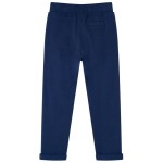Pantaloni pentru copii cu șnur, bleumarin, 104 Pantaloni pentru copii cu șnur, bleumarin, 104