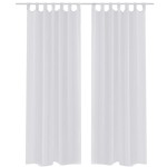 Draperie transparentă, 2 buc., 140 x 245 cm, alb Draperie transparentă, 2 buc., 140 x 245 cm, alb