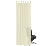 Perdea transparentă, 2 buc., 140 x 225 cm, crem Perdea transparentă, 2 buc., 140 x 225 cm, crem