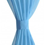 Perdea transparentă, 2 buc., 140 x 225 cm, turcoaz Perdea transparentă, 2 buc., 140 x 225 cm, turcoaz