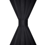Draperii opace cu rejansă, 2 buc., negru, 135 x 245 cm Draperii opace cu rejansă, 2 buc., negru, 135 x 245 cm