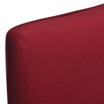 vidaXL Huse de scaun elastice drepte, 6 buc., roșu bordo vidaXL Huse de scaun elastice drepte, 6 buc., roșu bordo