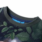Bluzon pentru copii, kaki închis, 140 Bluzon pentru copii, kaki închis, 140