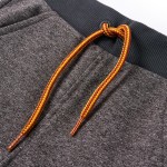 Pantaloni de trening pentru copii, gri închis melanj, 92 Pantaloni de trening pentru copii, gri închis melanj, 92