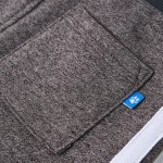 Pantaloni de trening pentru copii, gri închis melanj, 116 Pantaloni de trening pentru copii, gri închis melanj, 116