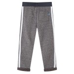 Pantaloni de trening pentru copii, gri închis melanj, 128 Pantaloni de trening pentru copii, gri închis melanj, 128