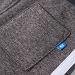 Pantaloni de trening pentru copii, gri închis melanj, 128 Pantaloni de trening pentru copii, gri închis melanj, 128