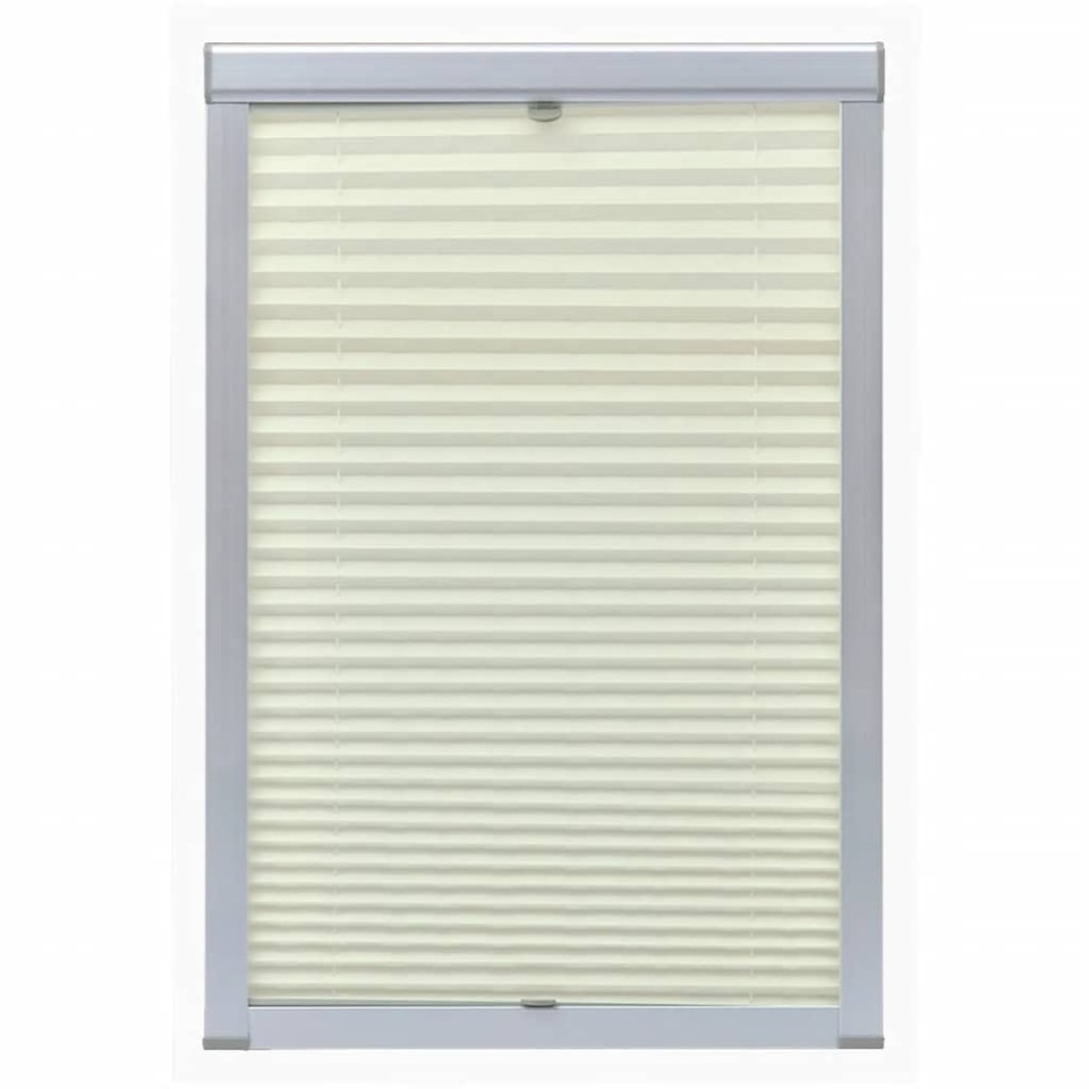 vidaXL Jaluzele plisate C04, crem