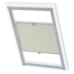 vidaXL Jaluzele plisate U08/808, crem vidaXL Jaluzele plisate U08/808, crem