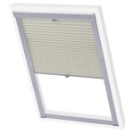 vidaXL Jaluzele plisate U08/808, crem vidaXL Jaluzele plisate U08/808, crem