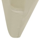 vidaXL Husă de scaun elastică, 4 buc., crem vidaXL Husă de scaun elastică, 4 buc., crem