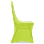 vidaXL Husă de scaun elastică, 6 buc., verde vidaXL Husă de scaun elastică, 6 buc., verde