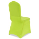 vidaXL Husă de scaun elastică, 6 buc., verde vidaXL Husă de scaun elastică, 6 buc., verde