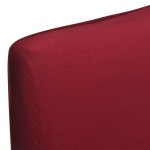vidaXL Huse de scaun elastice drepte, 4 buc., roșu bordo vidaXL Huse de scaun elastice drepte, 4 buc., roșu bordo