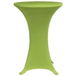 vidaXL Husă elastică pentru masă, 2 buc., verde, 80 cm vidaXL Husă elastică pentru masă, 2 buc., verde, 80 cm