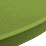 vidaXL Husă elastică pentru masă, 2 buc., verde, 80 cm vidaXL Husă elastică pentru masă, 2 buc., verde, 80 cm