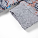 Bluzon pentru copii, gri melanj, 140 Bluzon pentru copii, gri melanj, 140