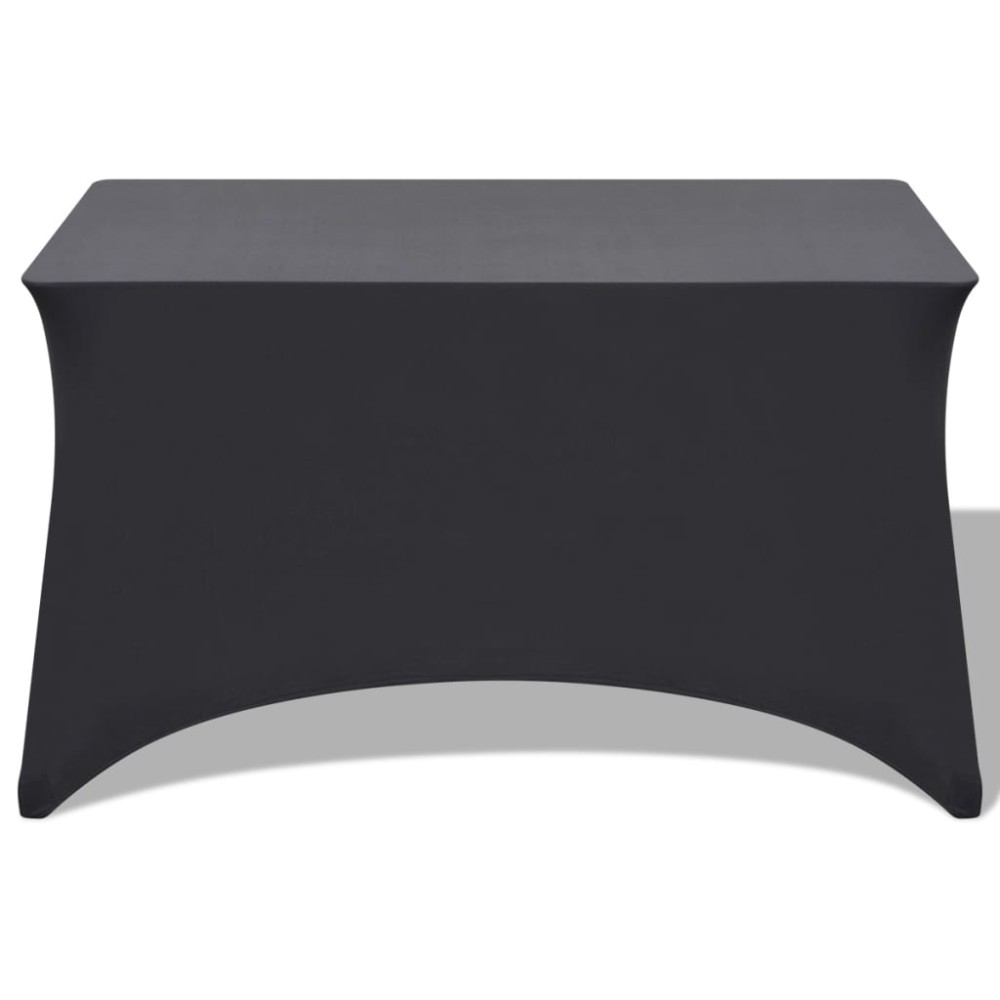 vidaXL Huse elastice pentru masă, antracit, 183 x 76 x 74 cm, antracit