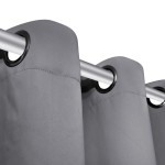 vidaXL Draperii opace cu ocheți metalici, 2 buc, 135 x 175 cm, gri vidaXL Draperii opace cu ocheți metalici, 2 buc, 135 x 175 cm, gri