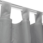 vidaXL Draperii micro-satin cu bride, 2 buc, 140 x 225 cm, gri vidaXL Draperii micro-satin cu bride, 2 buc, 140 x 225 cm, gri
