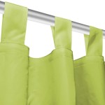 vidaXL Draperii micro-satin cu bride, 2 buc, 140 x 245 cm, verde vidaXL Draperii micro-satin cu bride, 2 buc, 140 x 245 cm, verde