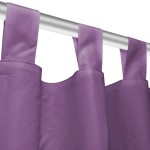 vidaXL Draperii micro-satin cu bride, 2 buc, 140 x 225 cm, violet vidaXL Draperii micro-satin cu bride, 2 buc, 140 x 225 cm, violet